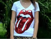 T-Shirt Rolling Stones Tamanho M