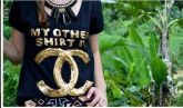 T-Shirt My other shirt is Chanel Tamanho P