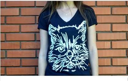 T-shirt Cat Tamanho P